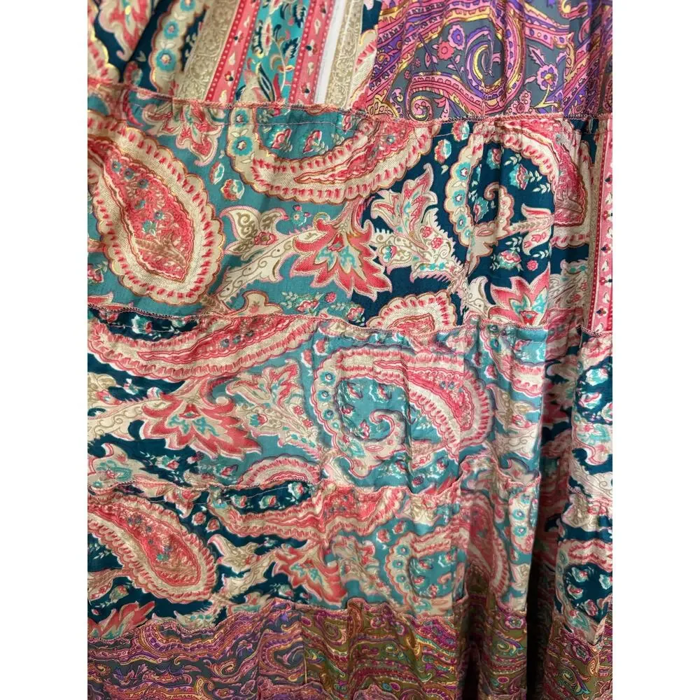 POL Boho Patchwork Maxi Dress - Picture 4 of 4